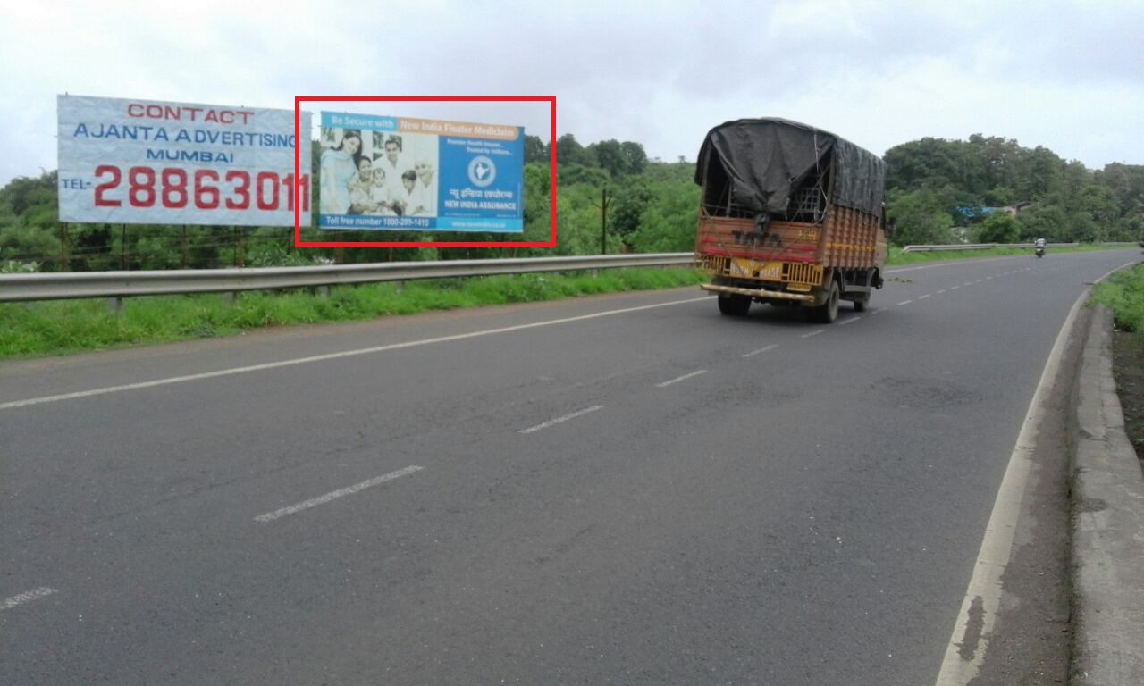nashik mumbai Highway hoarding
